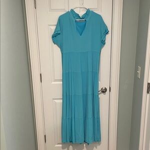 Marie Oliver Teal Maxi Dress